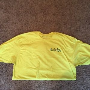 Salt Life T-Shirt Yellow XL